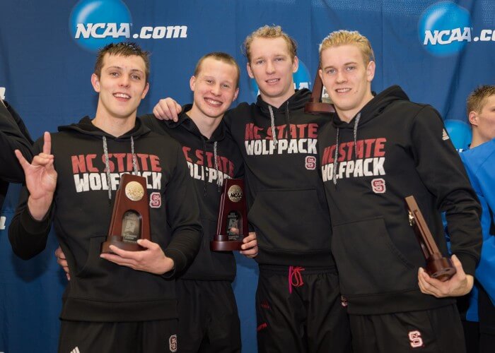 2016.03.23 NCAA Mens Swimming Championships_NC State 800 FR