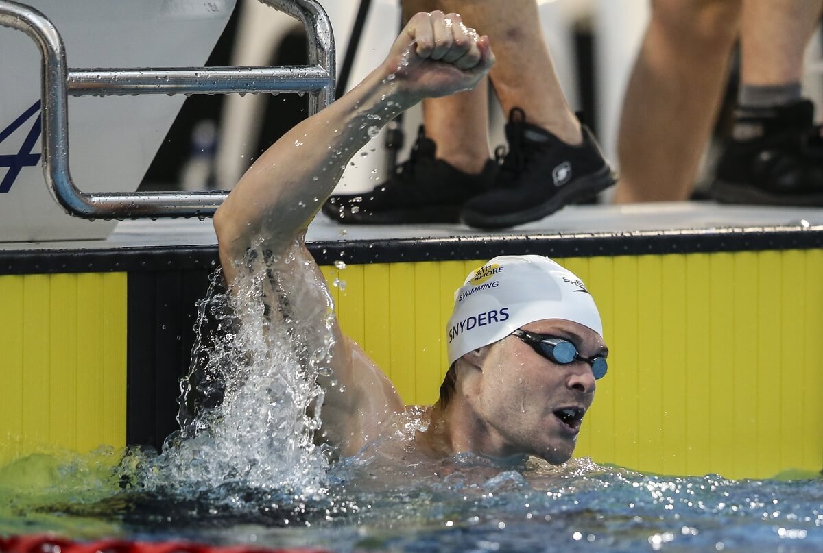 Glenn Snyders Punches Ticket to 2016 Rio Olympics Swimming World