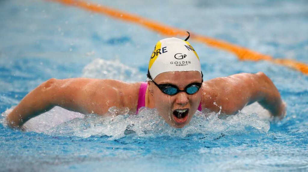 Helena Gasson during Session Ten of the 2015 New Zealand Short Course Championships, Sir Owen G. Glenn National Aquatic Centre, Auckland, New Zealand, 15 August 2015. Photo: Simon Watts/www.bwmedia.co.nz
