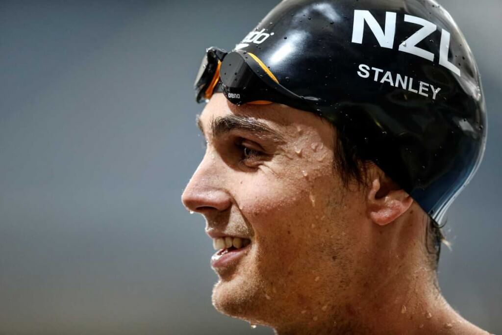 Matt Stanley, 200m Freestyle during the New Zealand Open Swimming Championships, Owen G Glenn National Aquatic Centre, Auckland, New Zealand. Tuesday 29 March 2016 Photo: Simon Watts / www.bwmedia.co.nz