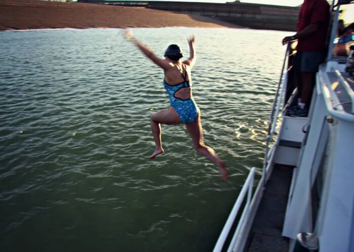 Paige-Christie-Jump-English-Channel-2014. Open Water.