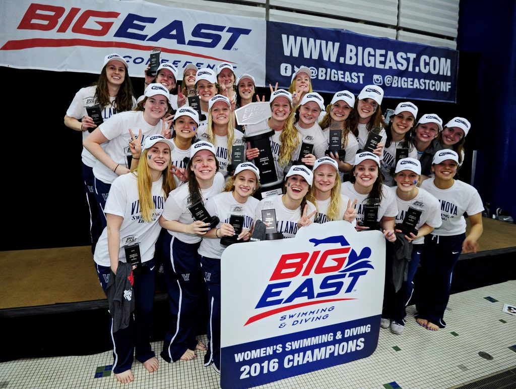 2016 Big East Swimming and Diving Championship on Feb. 27, 2016 at Nassau County Aquatic Center in East Meadow, New York.