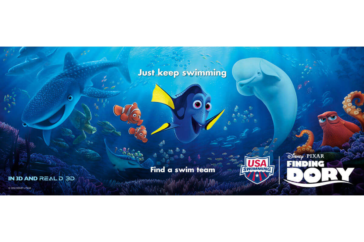 USA Swimming Teams Up With Disney-Pixar's 