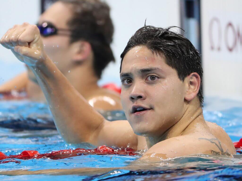 fistpump-schooling-celebrate-gold-100fly-rio