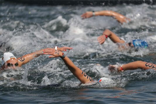 Aurelie Muller Of France Wins Womens 10k Open Water World Championship