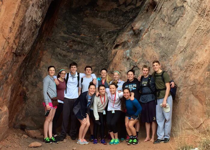team-hike-colorado-cave