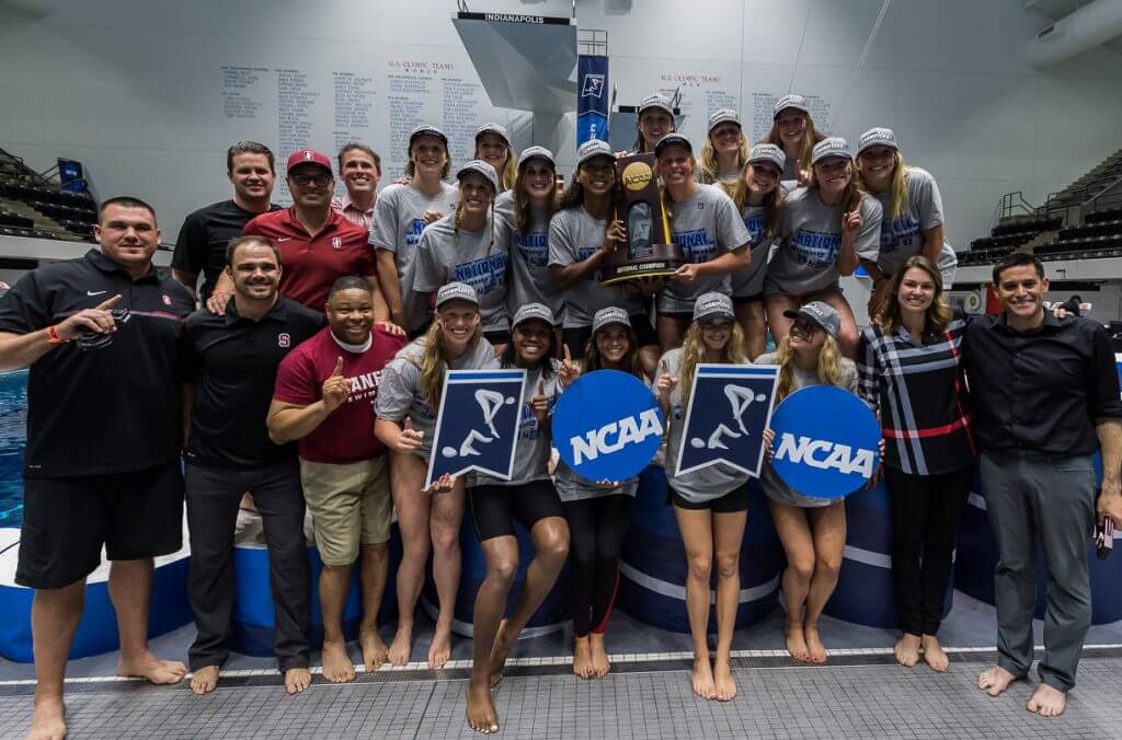 stanford-champions, ncaa division i swimming