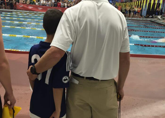 Coach Dan with Son