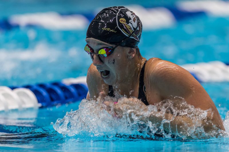 Robert Howard, Natalie Pierce Post Quick Swims At Georgia Tech Invite