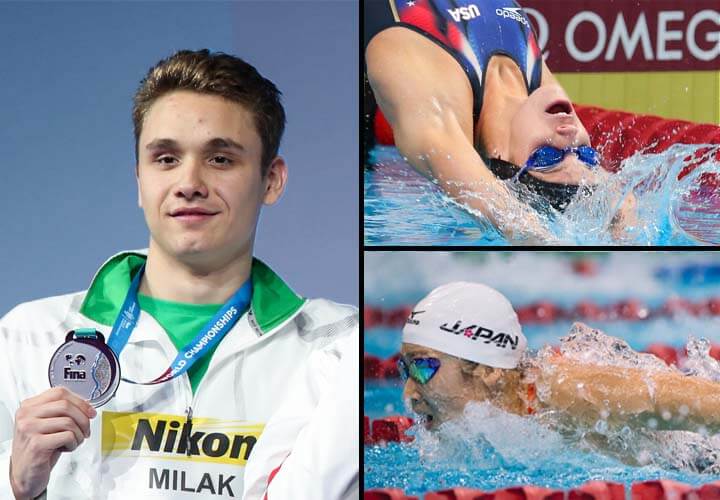 fina world junior championships, kristof milak, regan smith, rikako ikee