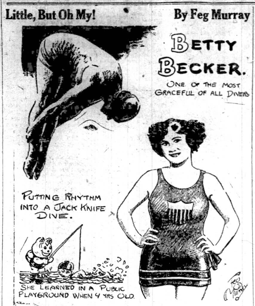 Betty Becker__cartoon feg Murray 1924_