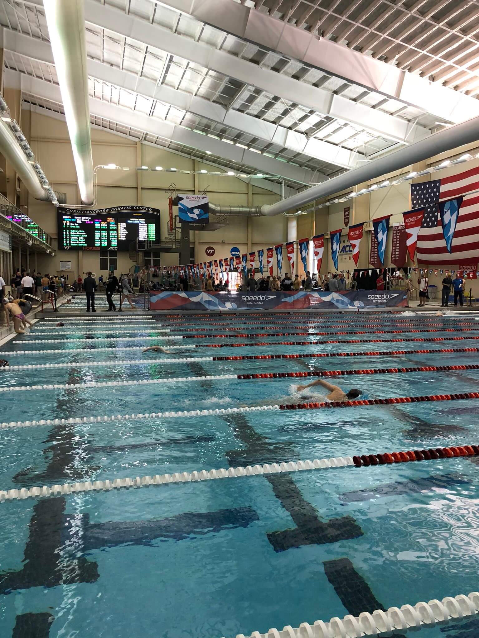 Egg Harbor Seahawks Lead After Day Two of Christiansburg Speedo