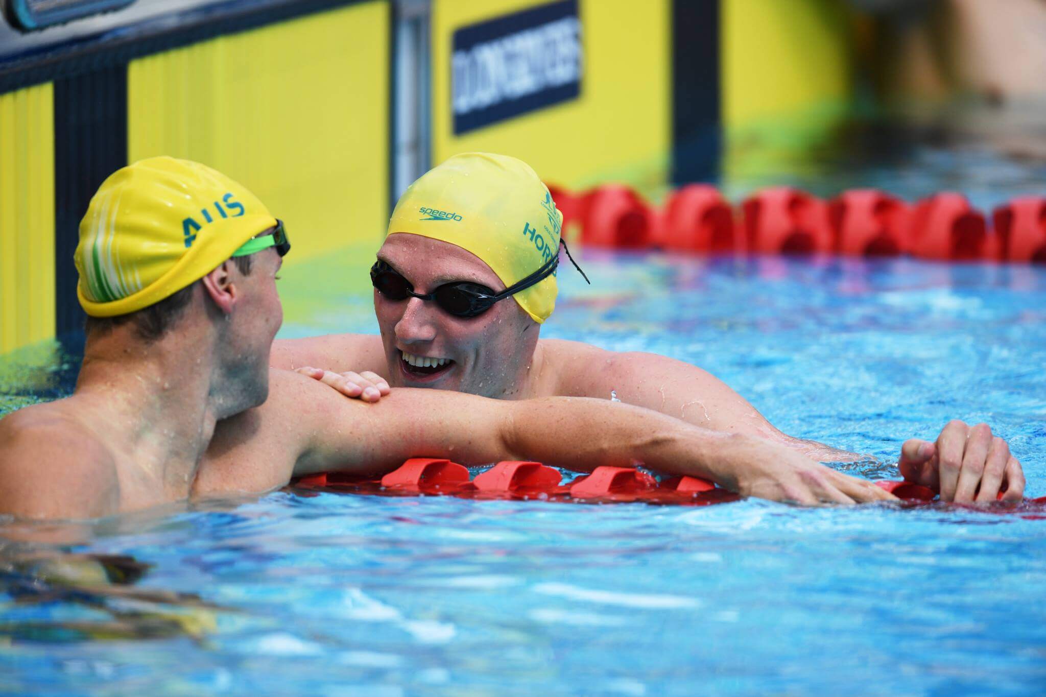 Australia Sets Commonwealth Record to Win 4x200 Free Relay Swimming