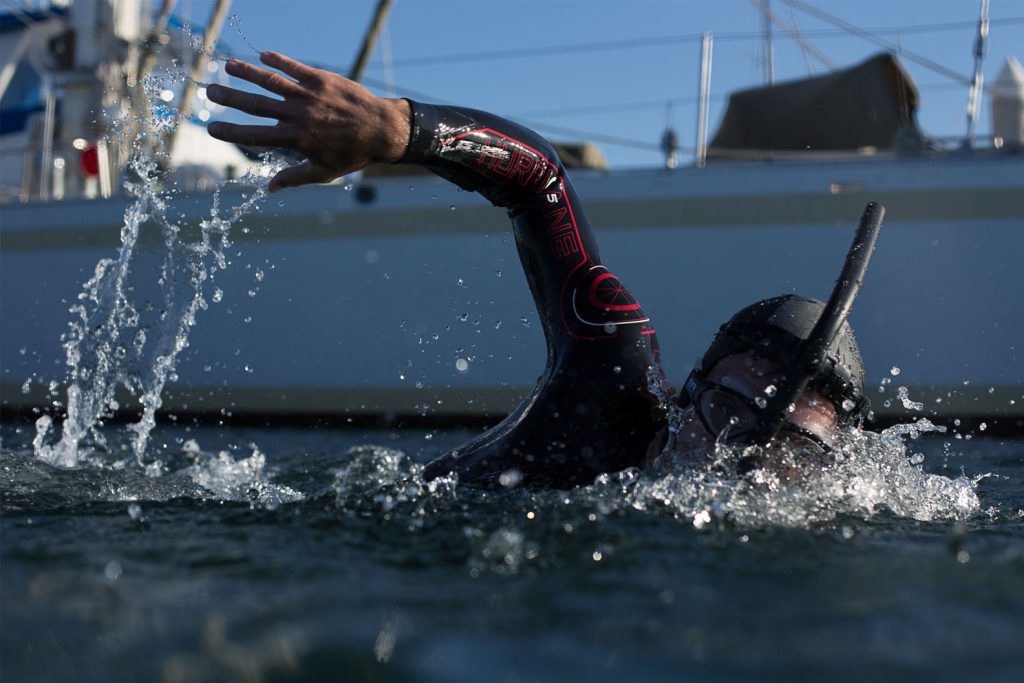 The Longest Swim Benoit Takes on the Pacific Swimming World News