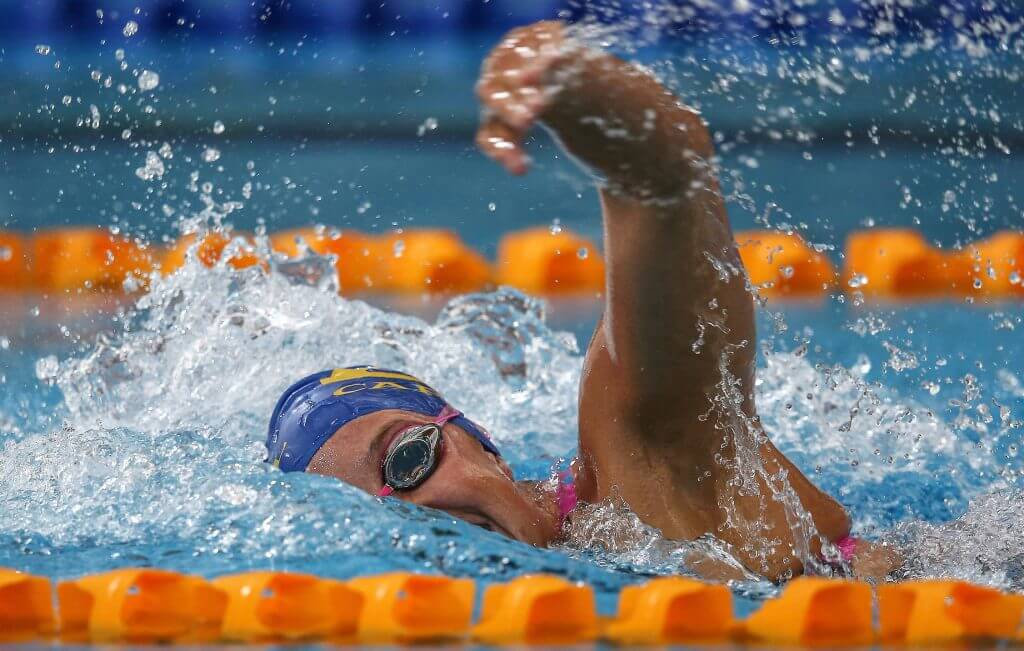 Emma Robinson, 400m Free during the New Zealand Open Swimming Championships, Owen G Glenn National Aquatic Centre, Auckland, New Zealand. Wednesday 30 March 2016 Photo: Simon Watts / www.bwmedia.co.nz