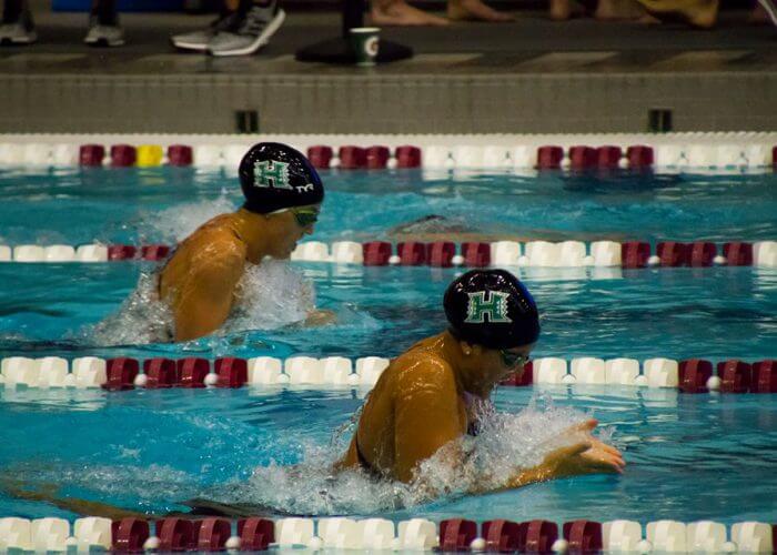 UH Two breaststrokers