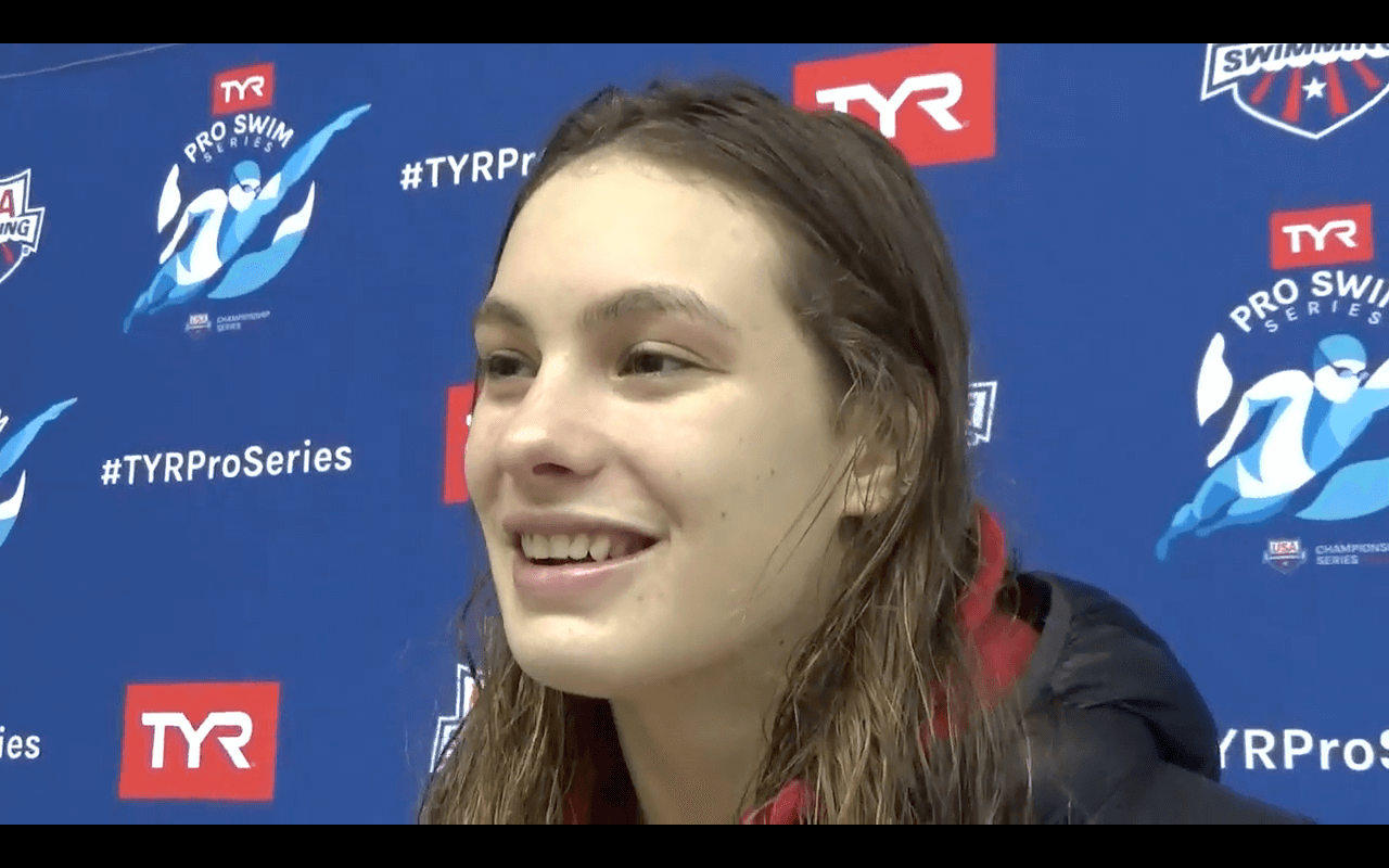 Video Interview Penny Oleksiak Analyzes Her Swimming World News