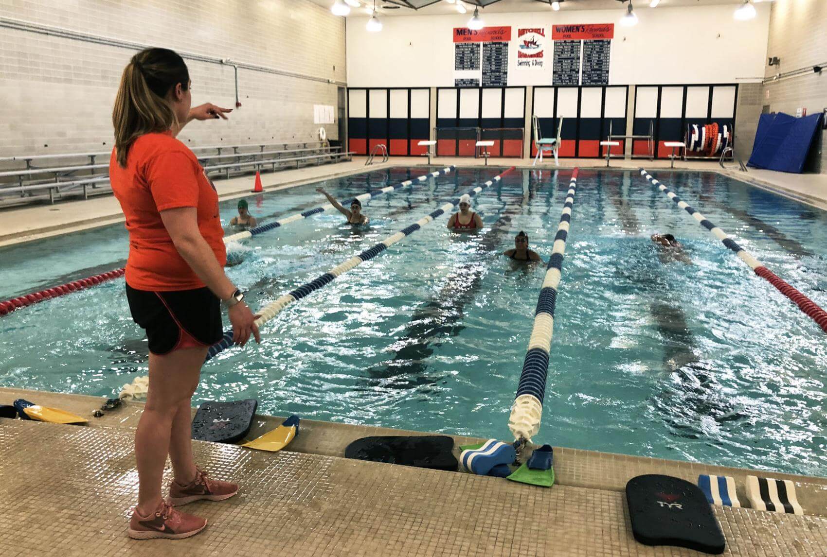 Heather Bureau Restores The Love For Swimming At Mitchell High thunderridge-high-school-nevco