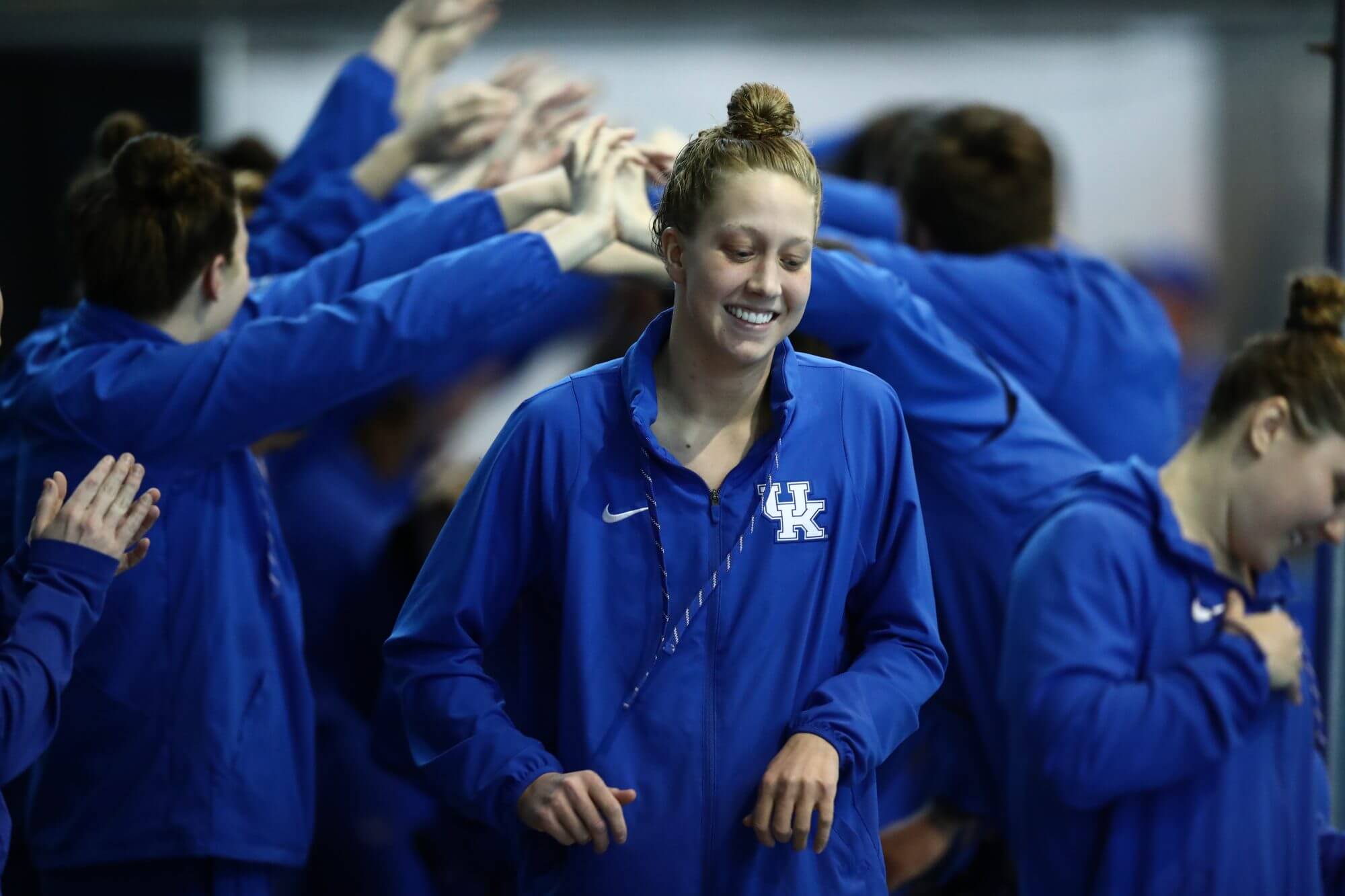 Riley Gaines and Asia Seidt were - Kentucky Wildcats