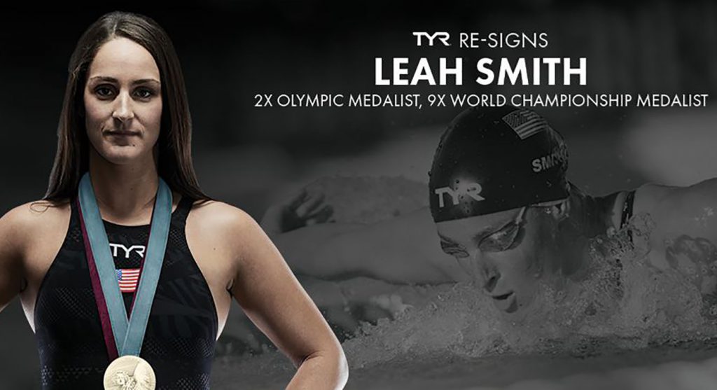Leah Smith re-signs with TYR