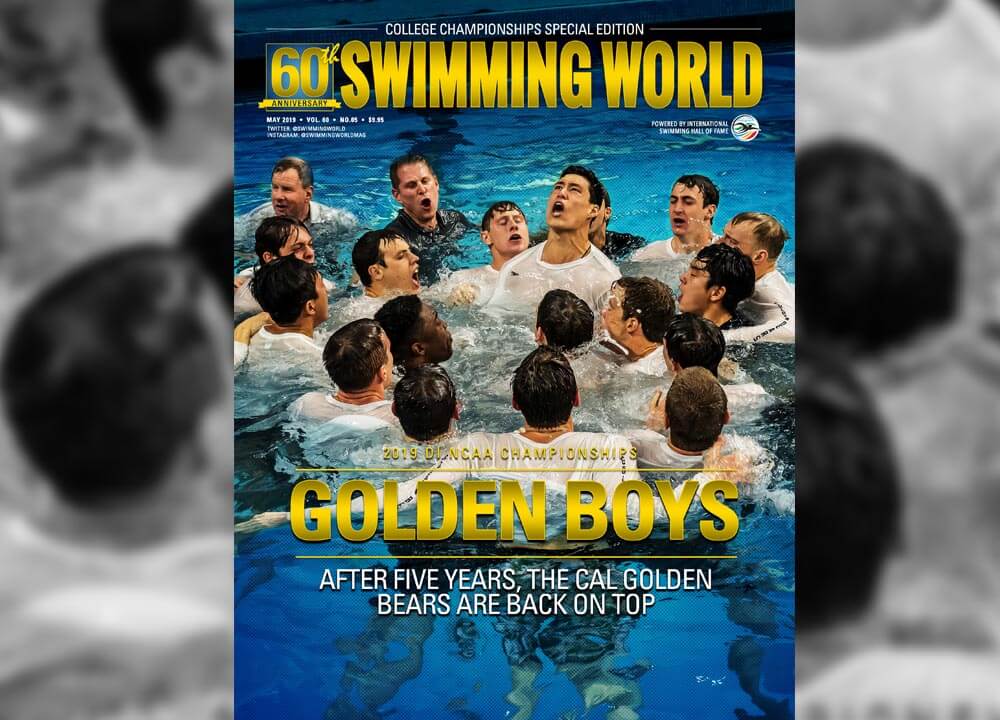 May19-slider Swimming World May 2019 Cal Golden Bears NCAA Division I Swimming and Diving Championships Stanford Austin Texas