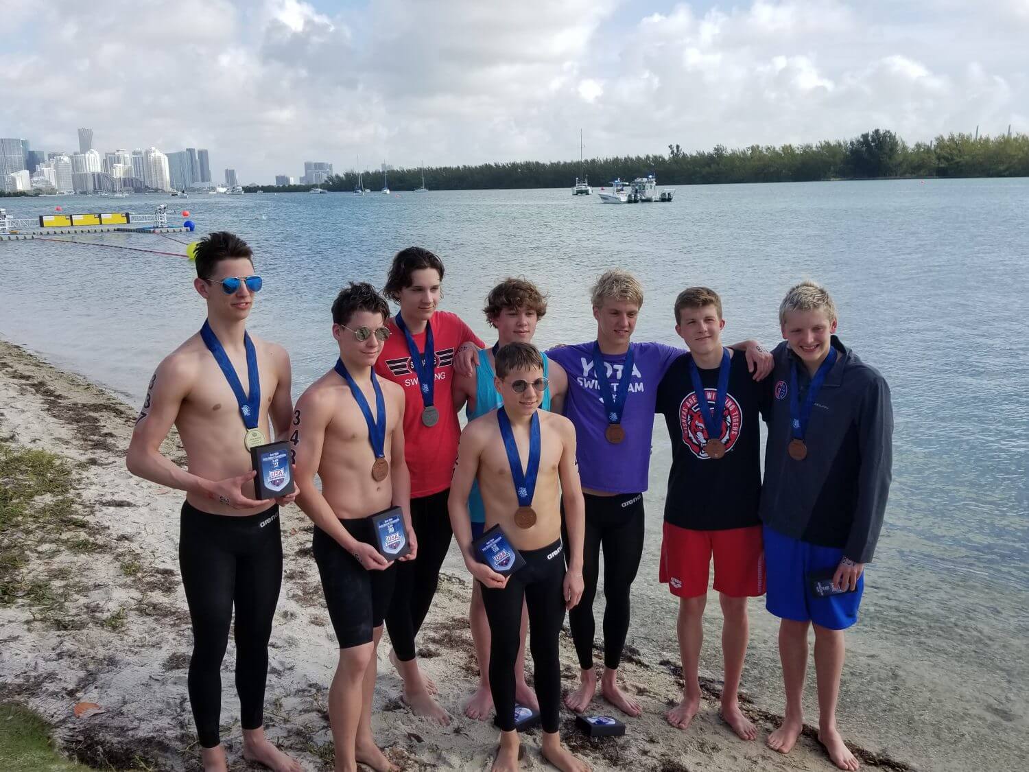 Chase Travis, Dylan Becker Win 5K Open Water Junior National Titles
