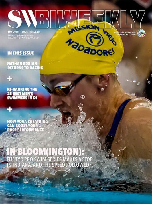 Swimming World Biweekly 5-21-19 Cover