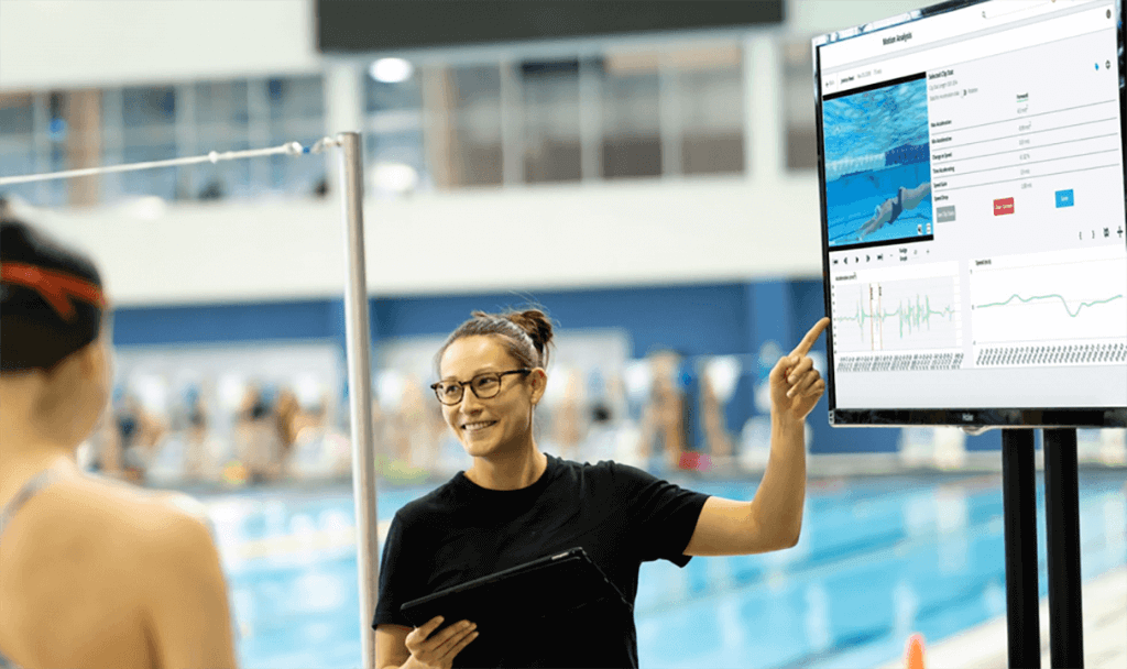Triton Wear 2 coach looks at swimming analytics