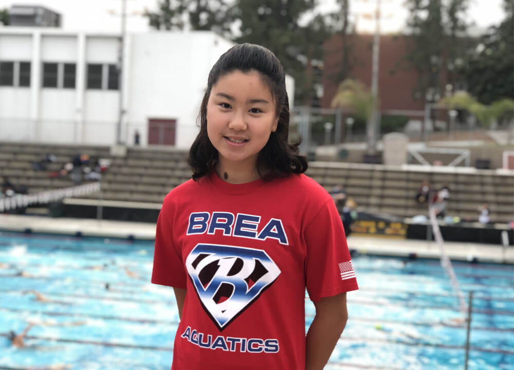 Up and Comers Kayla Han BREA Aquatics