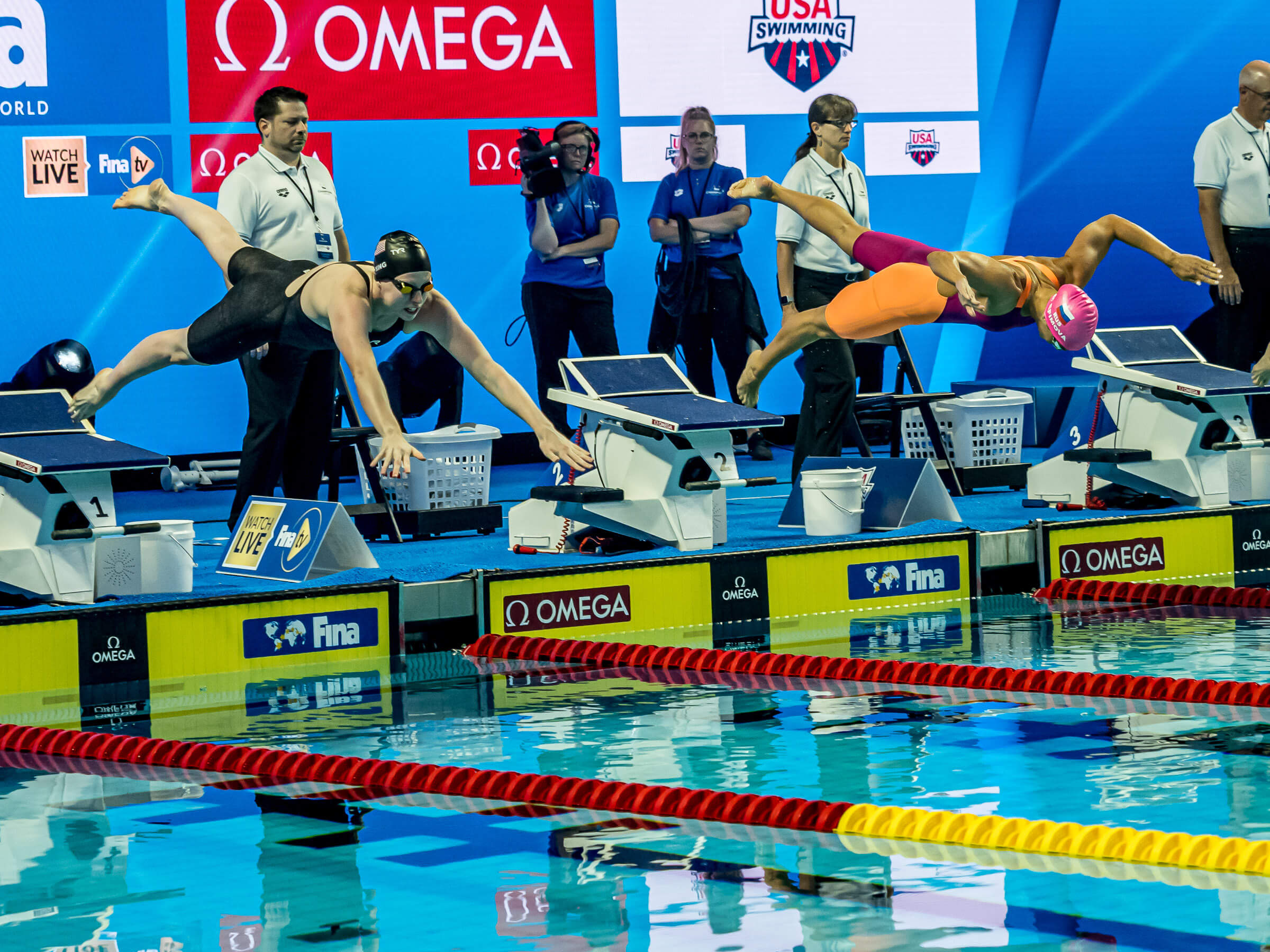 2019 FINA Champions Series Day 2 Flickinger, Hosszu, King Post World-Leading Times in Signature Events (Photos)