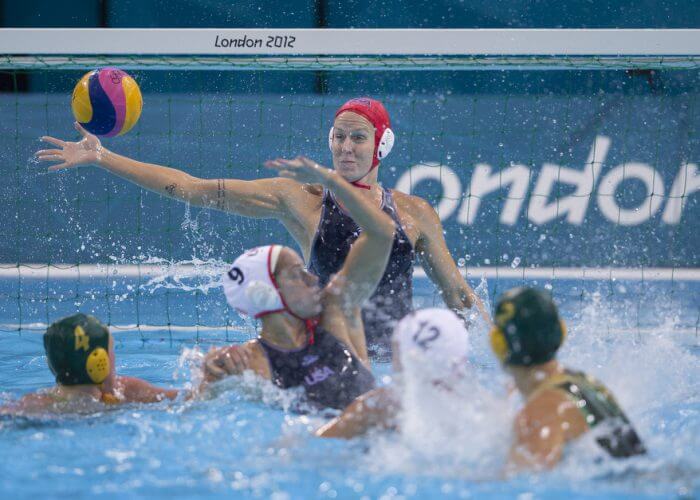 London Olympics - USA Water Polo Women vs. Australia - Semifinals - Overtime Win