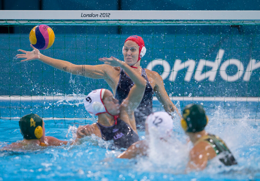 London Olympics - USA Water Polo Women vs. Australia - Semifinals - Overtime Win