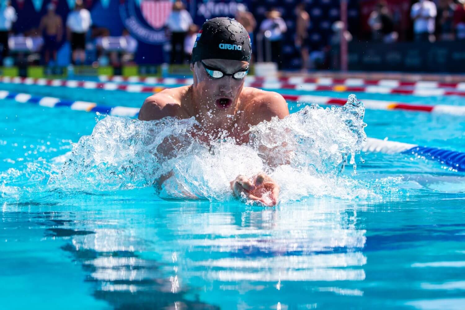 2021 Big 12 Swimming Championships Corbeau Drops 51 100 Breast