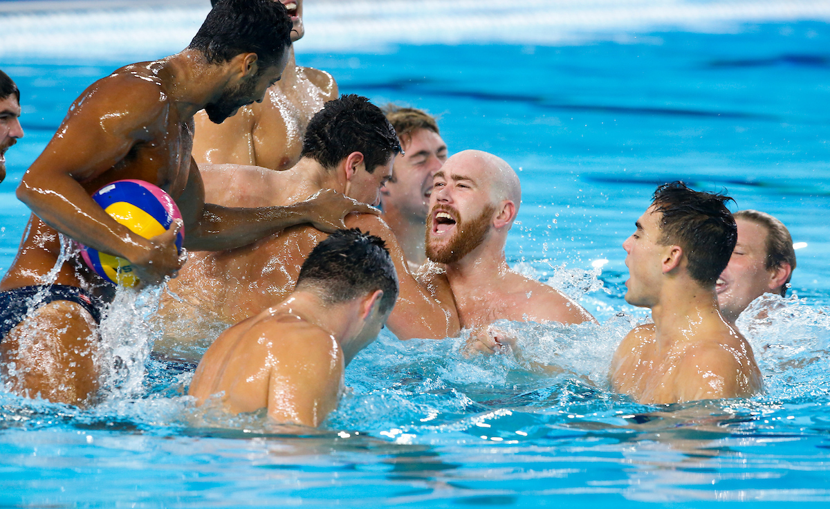 Team USA fans celebrate as squad blasts Team Cuba to advance to