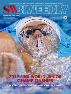 SW Biweekly 9-7-19 Cover SW Biweekly 2019 FINA World Junior Championships full finals recap