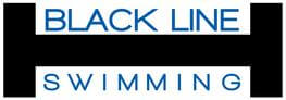 Black Line Swimming Logo