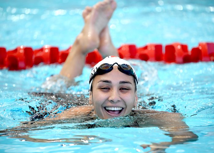 Melbourne Vicentre's Koti Ngawati joins a who's who of Australian sprint stars to win the coveted 100m freest