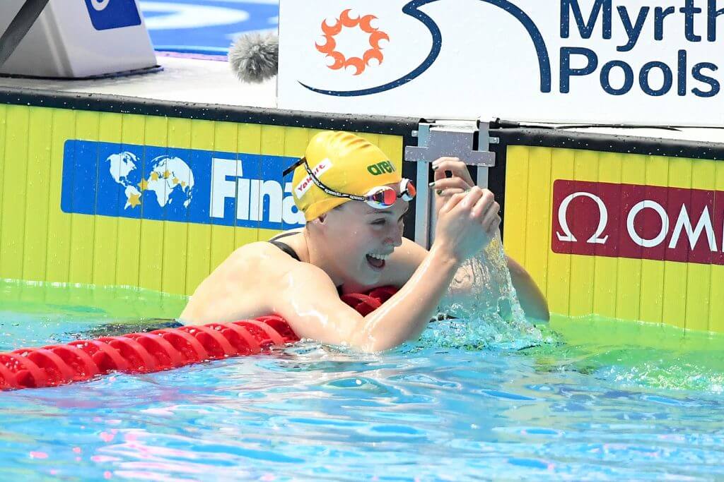 Minna Atherton AUS, 100m Backstroke Final, 18th FINA World Swimming Championships 2019, 23 July 2019, Gwangju South Korea. Pic by Delly Carr/Swimming Australia. Pic credit requested and mandatory for free editorial usage. THANK YOU.