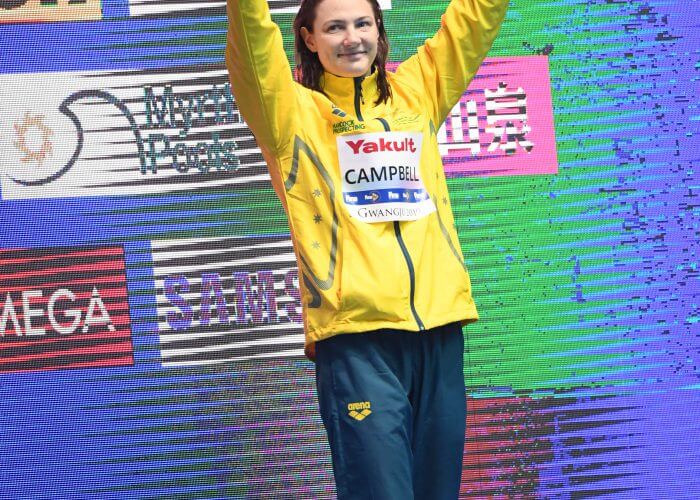 catecampbell3GWANGJU Cate Campbell double wave