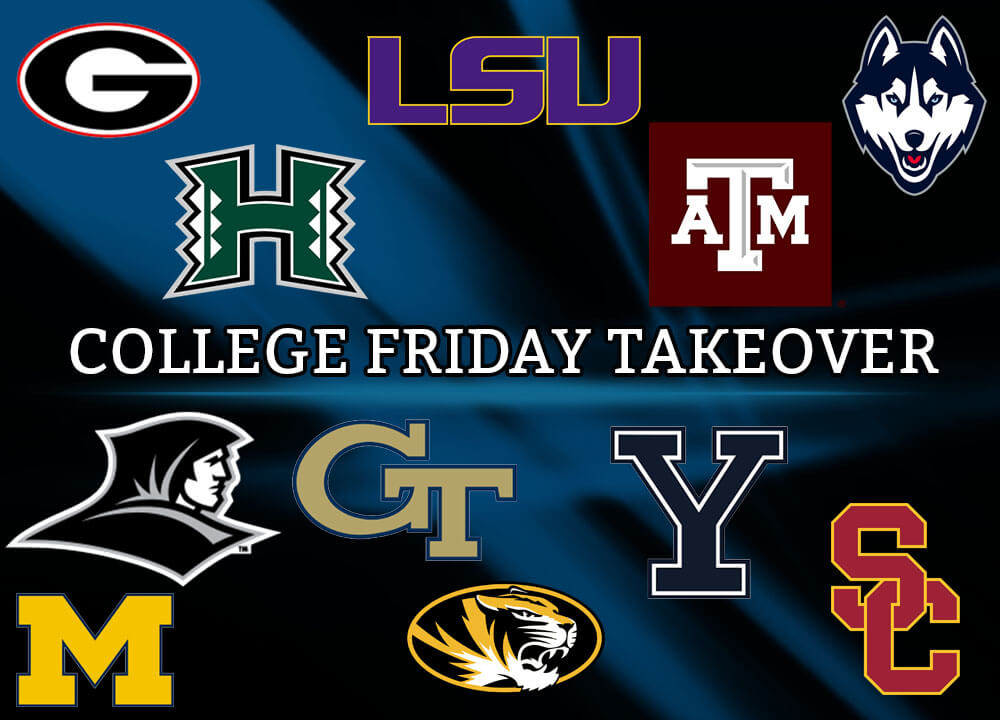 College Friday Takeover College Logos