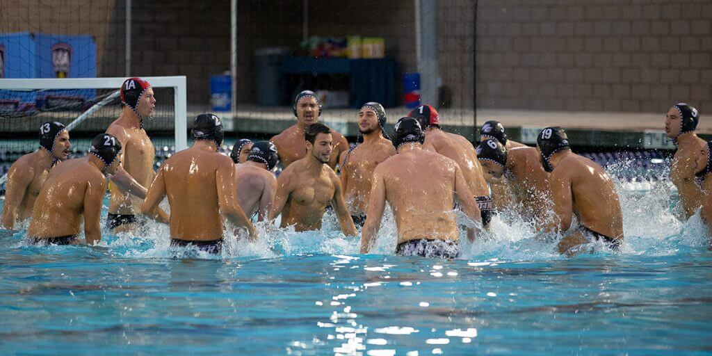 Whittier defeats MIT in the first semi-final of the Men's Division III National Championship held at the Lillian Slade Aquatics Center on the campus of Whittier College.