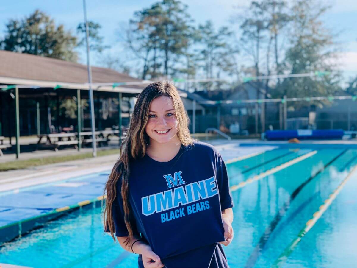 Louisiana DI State Champion Aubrey St. Pierre Commits to Maine Black