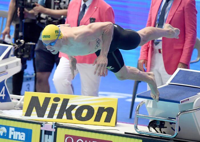 Kyle Chlamers AUS, 100m Freestyle Final, 18th FINA World Swimming Championships 2019, 25 July 2019, Gwangju South Korea. Pic by Delly Carr/Swimming Australia. Pic credit requested and mandatory for free editorial usage. THANK YOU.