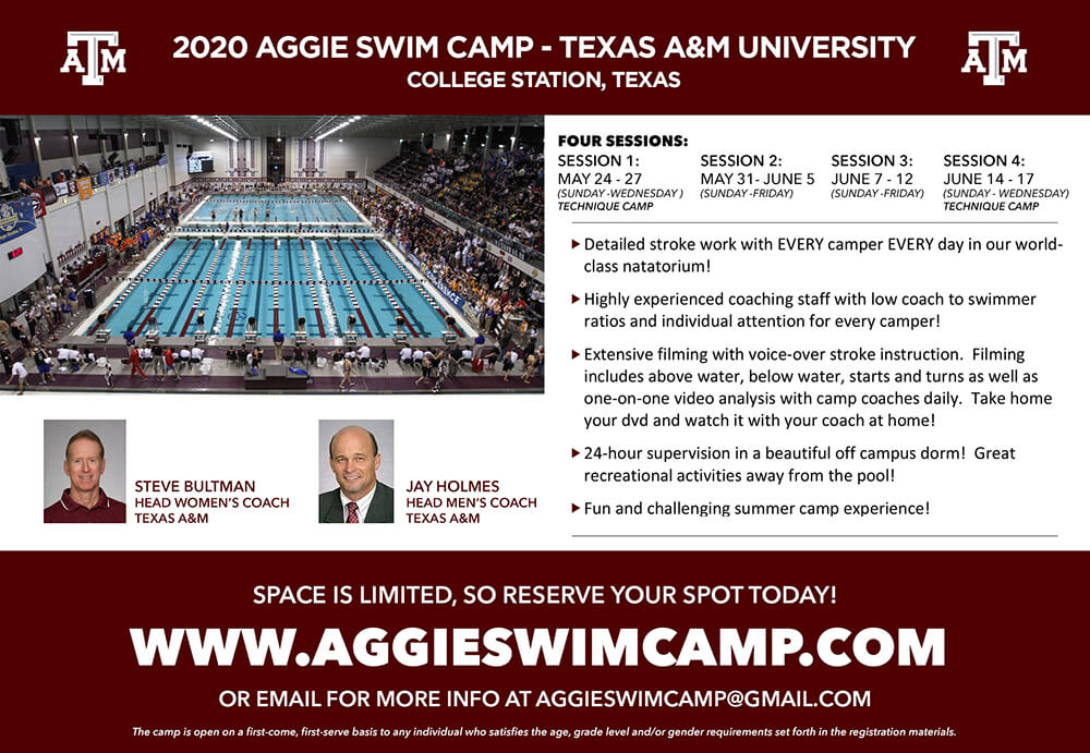 texas-a-m-2020-swim-camp-ad