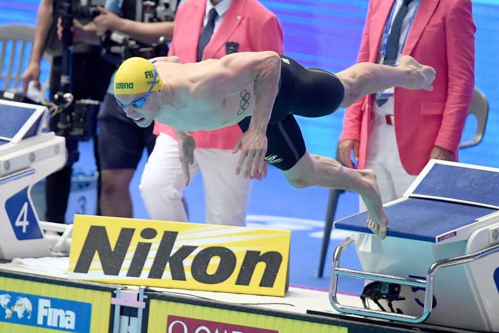 Kyle Chlamers AUS, 100m Freestyle Final, 18th FINA World Swimming Championships 2019, 25 July 2019, Gwangju South Korea. Pic by Delly Carr/Swimming Australia. Pic credit requested and mandatory for free editorial usage. THANK YOU.