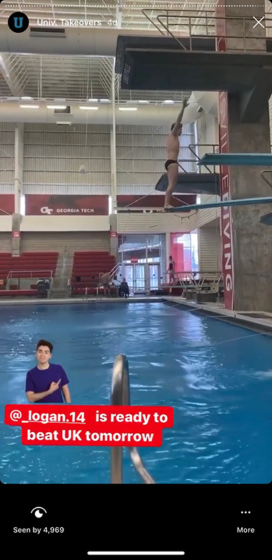 Louisville Divers at practice