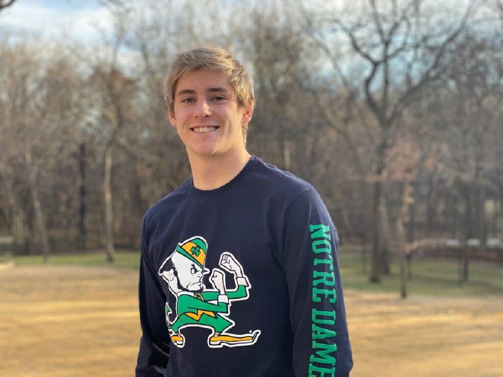 Max Myers notre dame comitment 2020