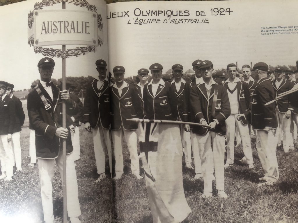 Australian Team for 1924 Paris Opening ceremony