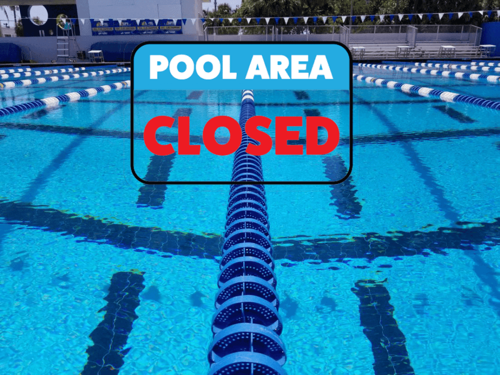Pool Closed - coronavirus