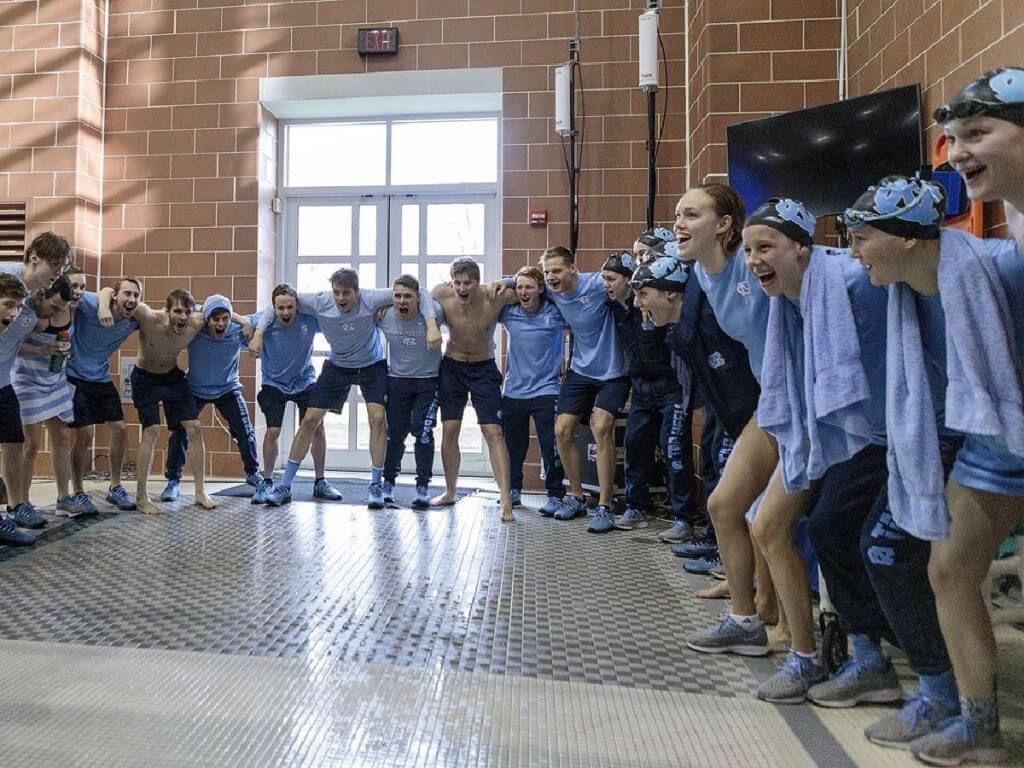 north carolina unc tar heels team cheer